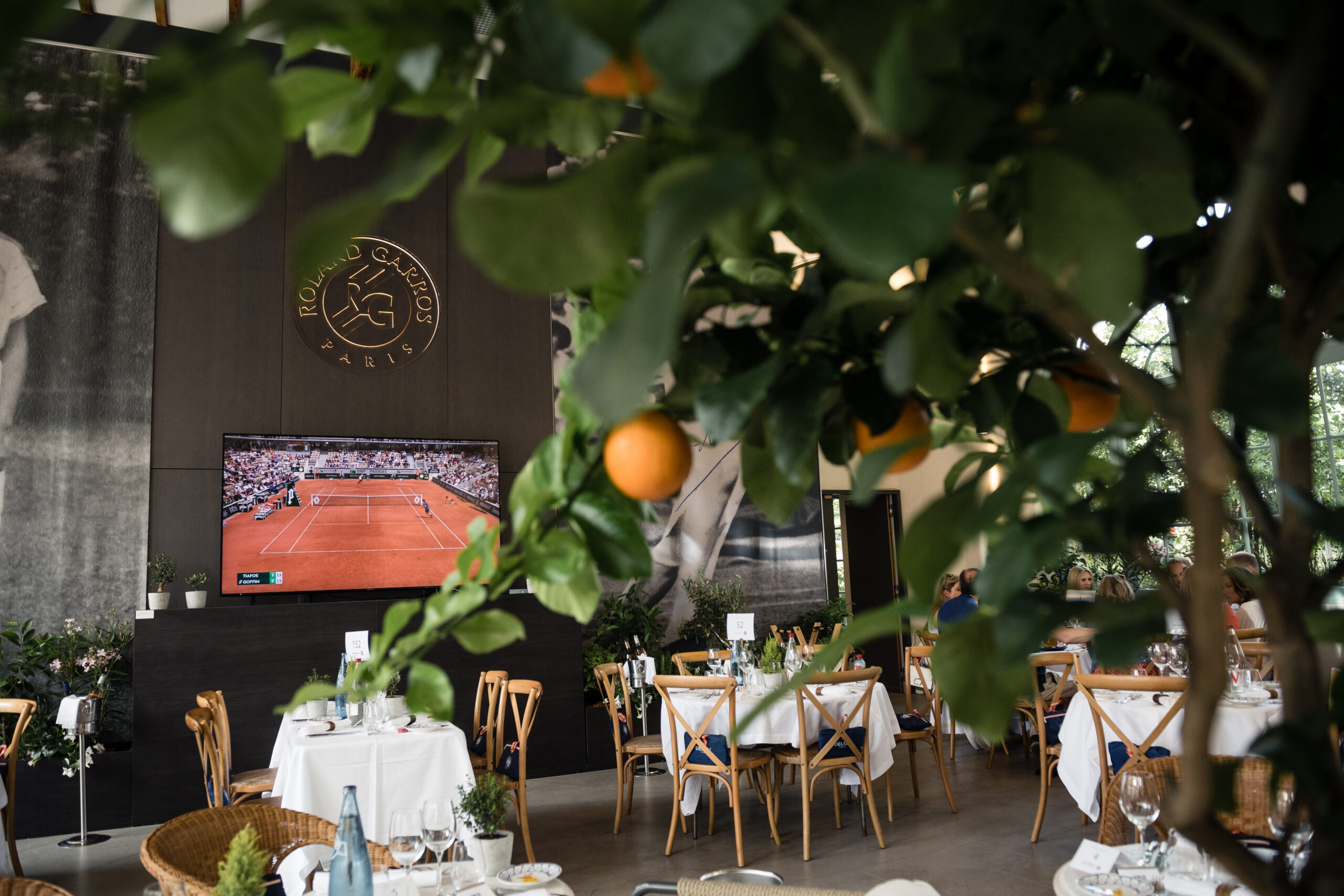L’Orangerie, Roland-Garros 2022, Photo : Amelie Laurin / FFT